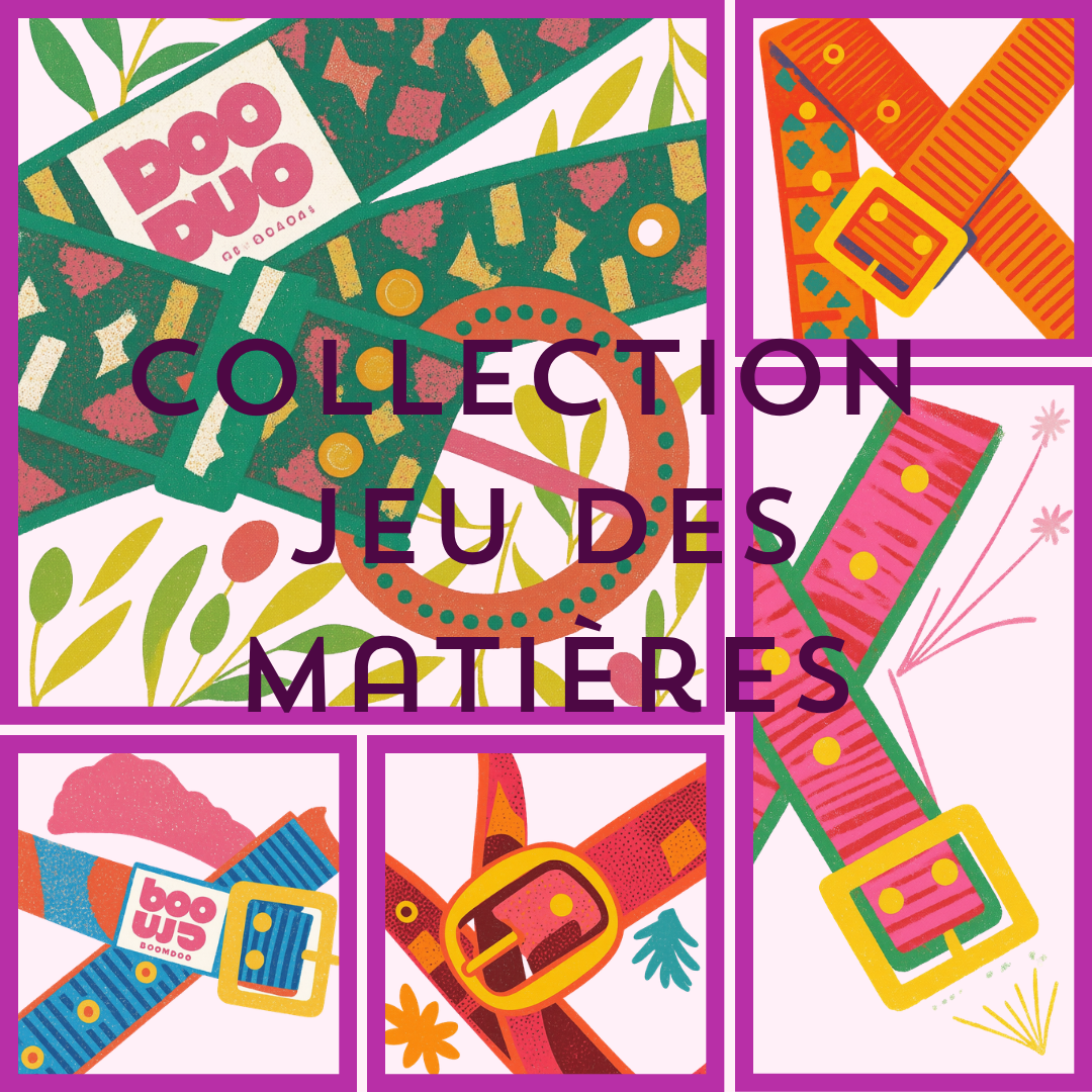 Collection "Jeu des Matières" - Ceintures textiles