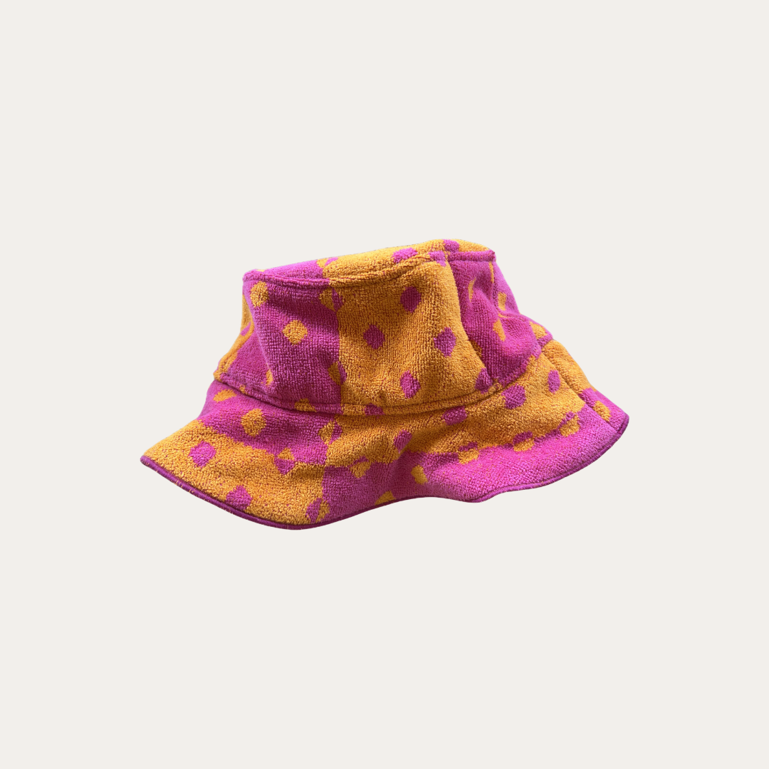 Bob – Eponge rose fushia et orange & rayure rose fushia - Taille M