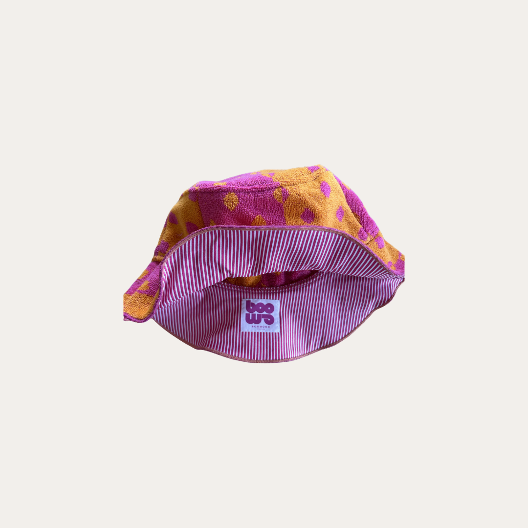 Bob – Eponge rose fushia et orange & rayure rose fushia - Taille M